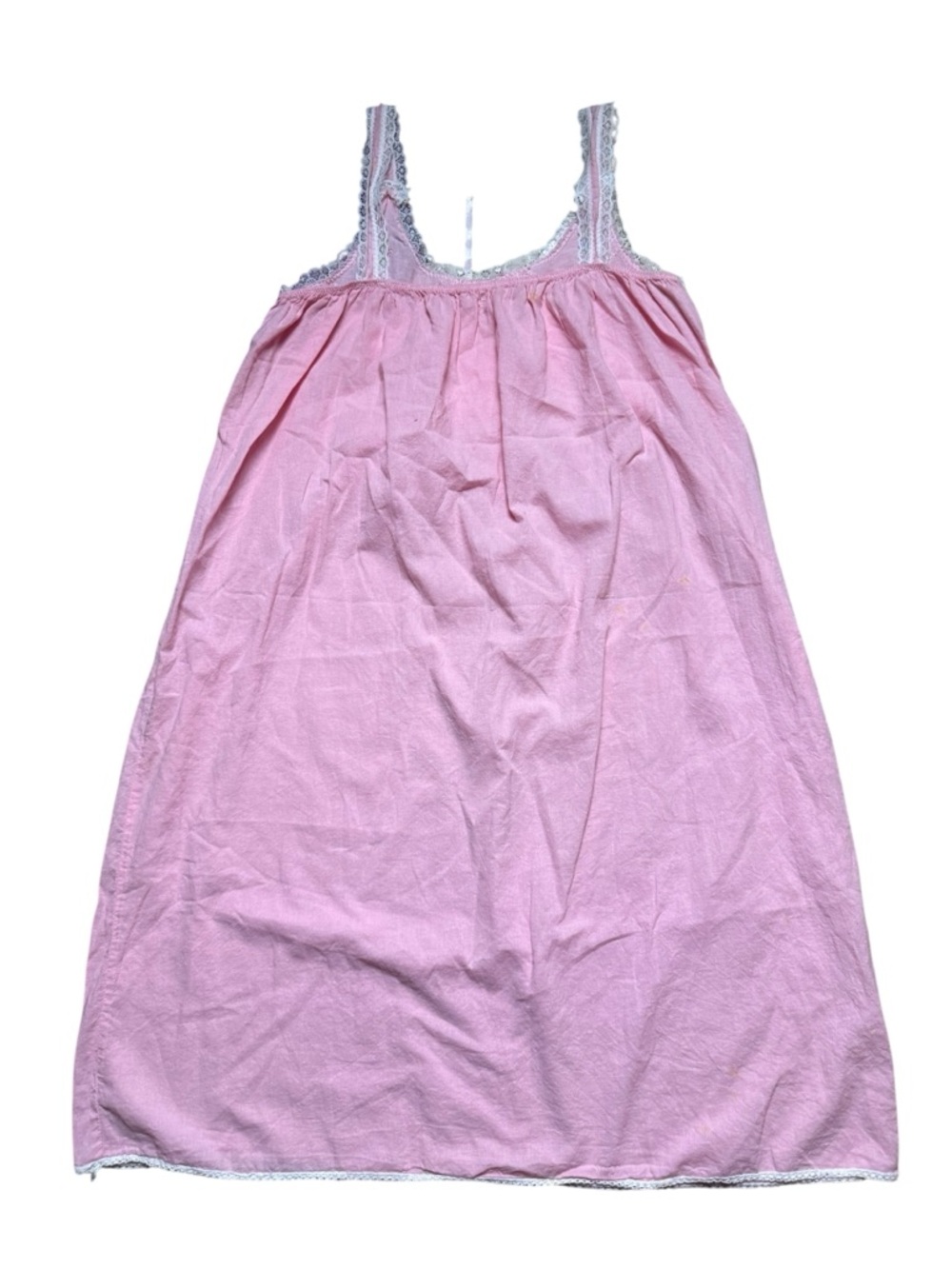 Vintage 100% cotton pink nightgown, small - Picture 3 of 8